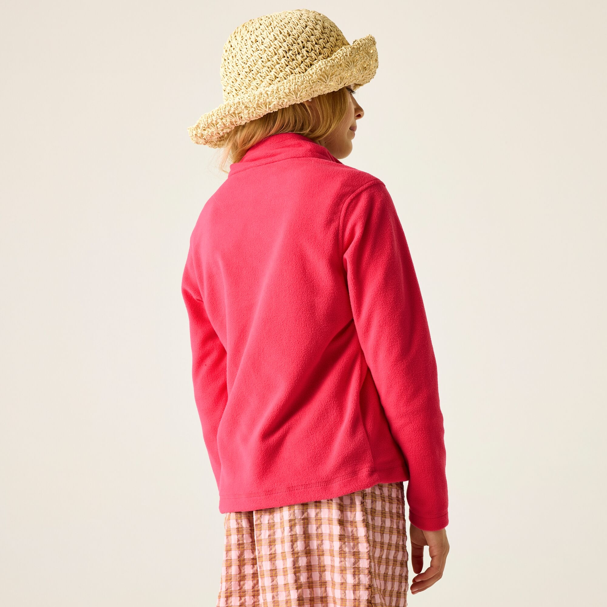 Regatta Polar dziecięcy z suwakiem 1/2 Hot Shot II Fuksja