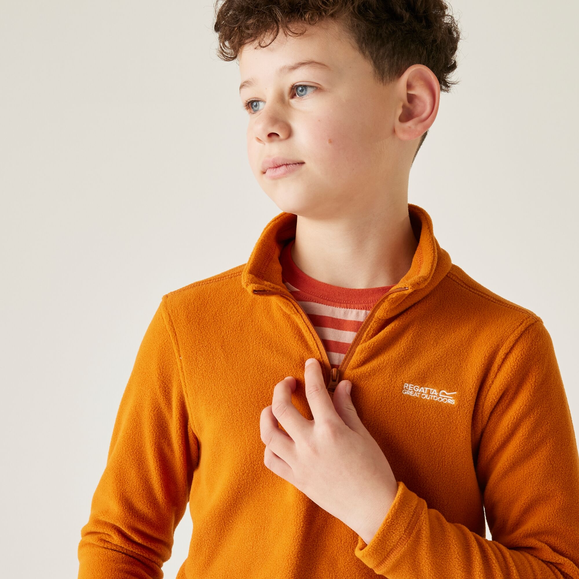 Regatta Kids’ Hot Shot Ii Fleece Size: 13 Years Unisex Kids Orange