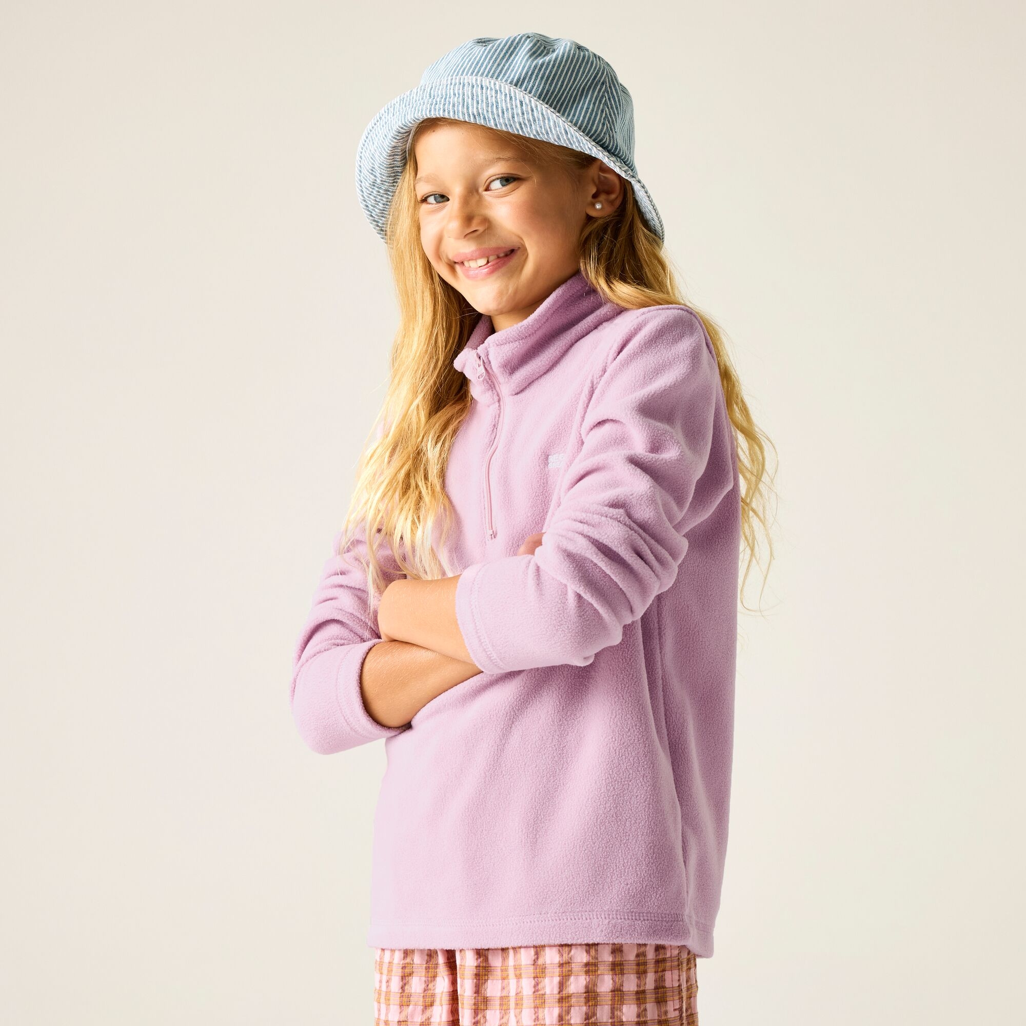 Regatta Kids’ Hot Shot Ii School Fleece - Purple Size 7-8 Years