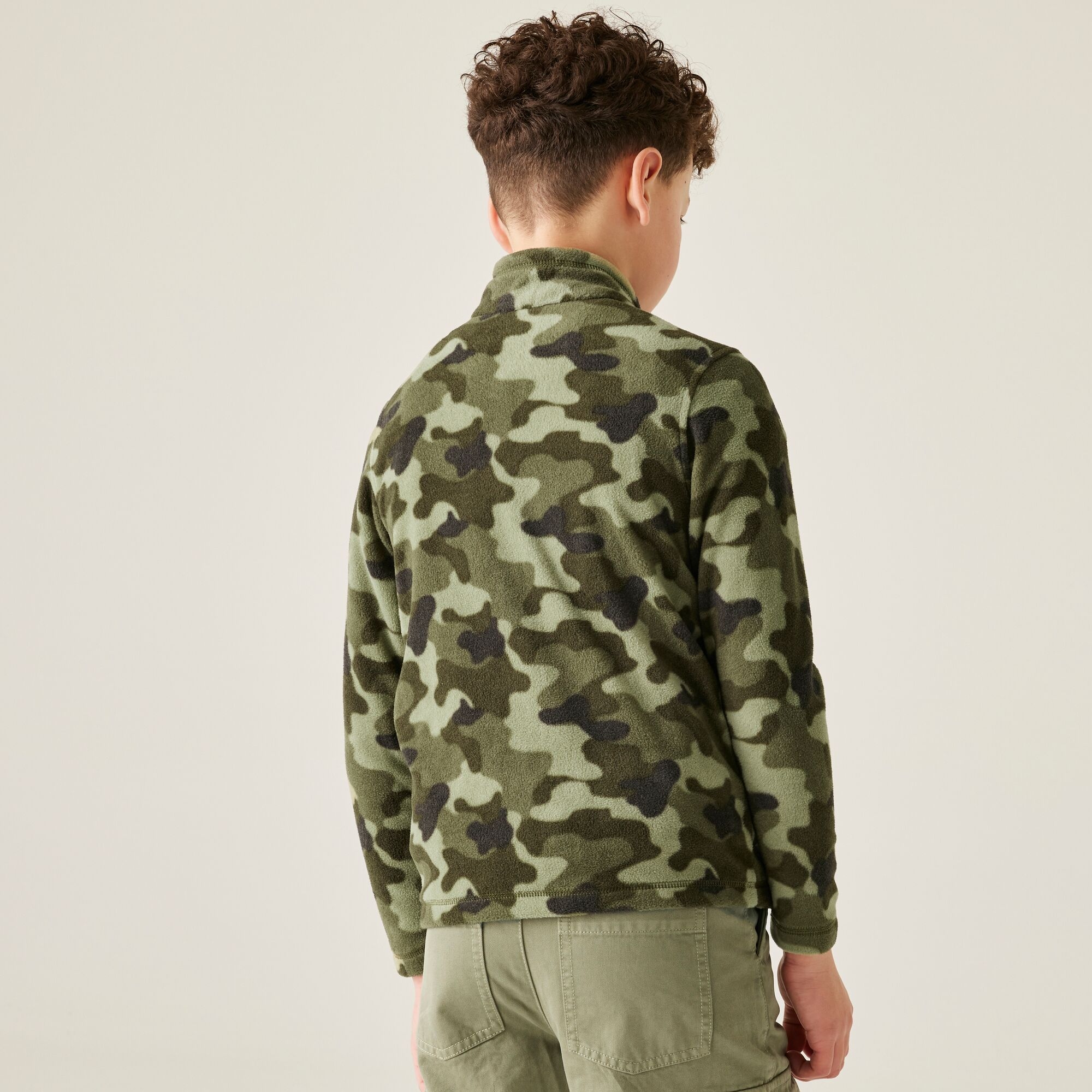 Regatta Polar dziecięcy z suwakiem 1/2 Hot Shot II Zielony