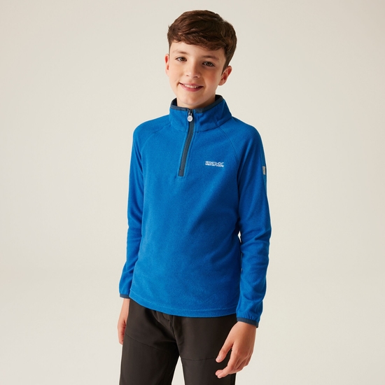 Kids' Loco Half Zip Fleece Indigo Blue 