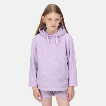Kids' Kalina Hooded Fleece Pastel Lilac Marl