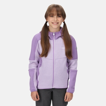 Kids' Dissolver V Full Zip Fleece Pastel Lilac Light Amethyst