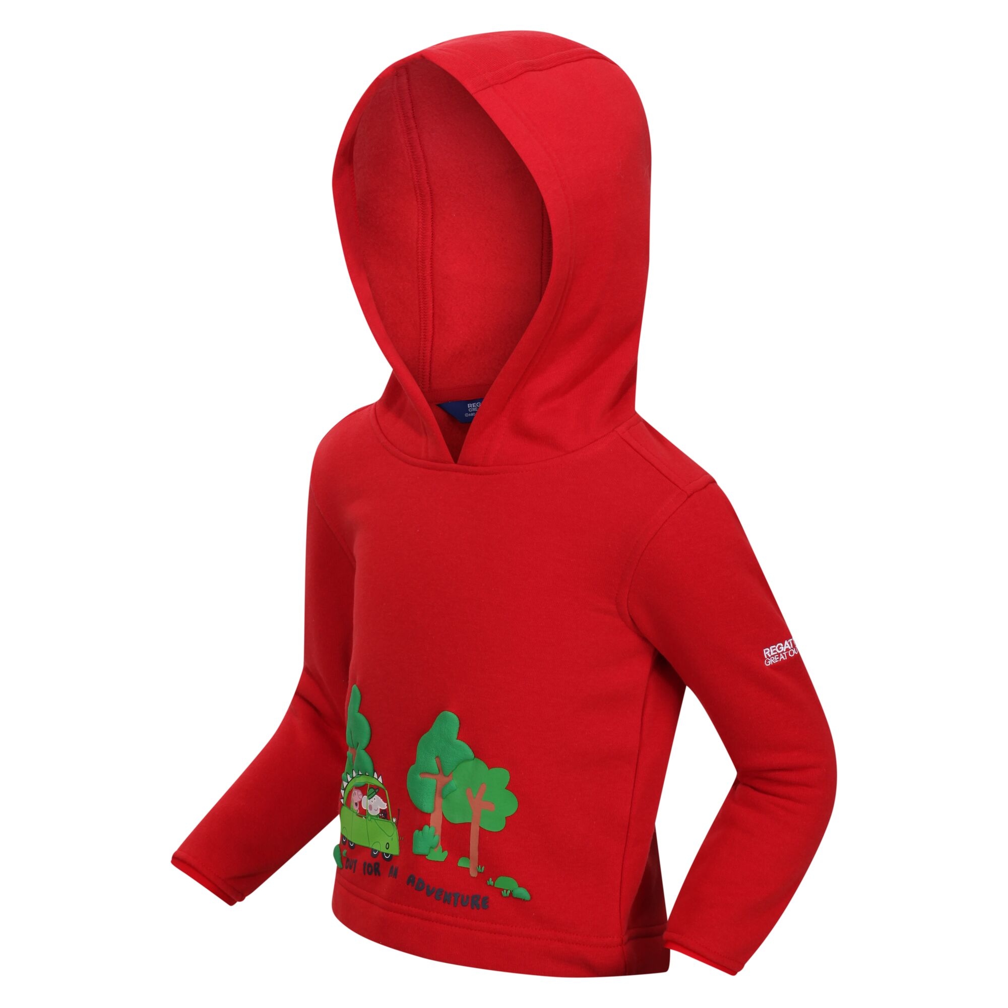 Regatta Dziecięca Bluza z Kapturem Peppa Czerwony, Rozmiar: 80 cm