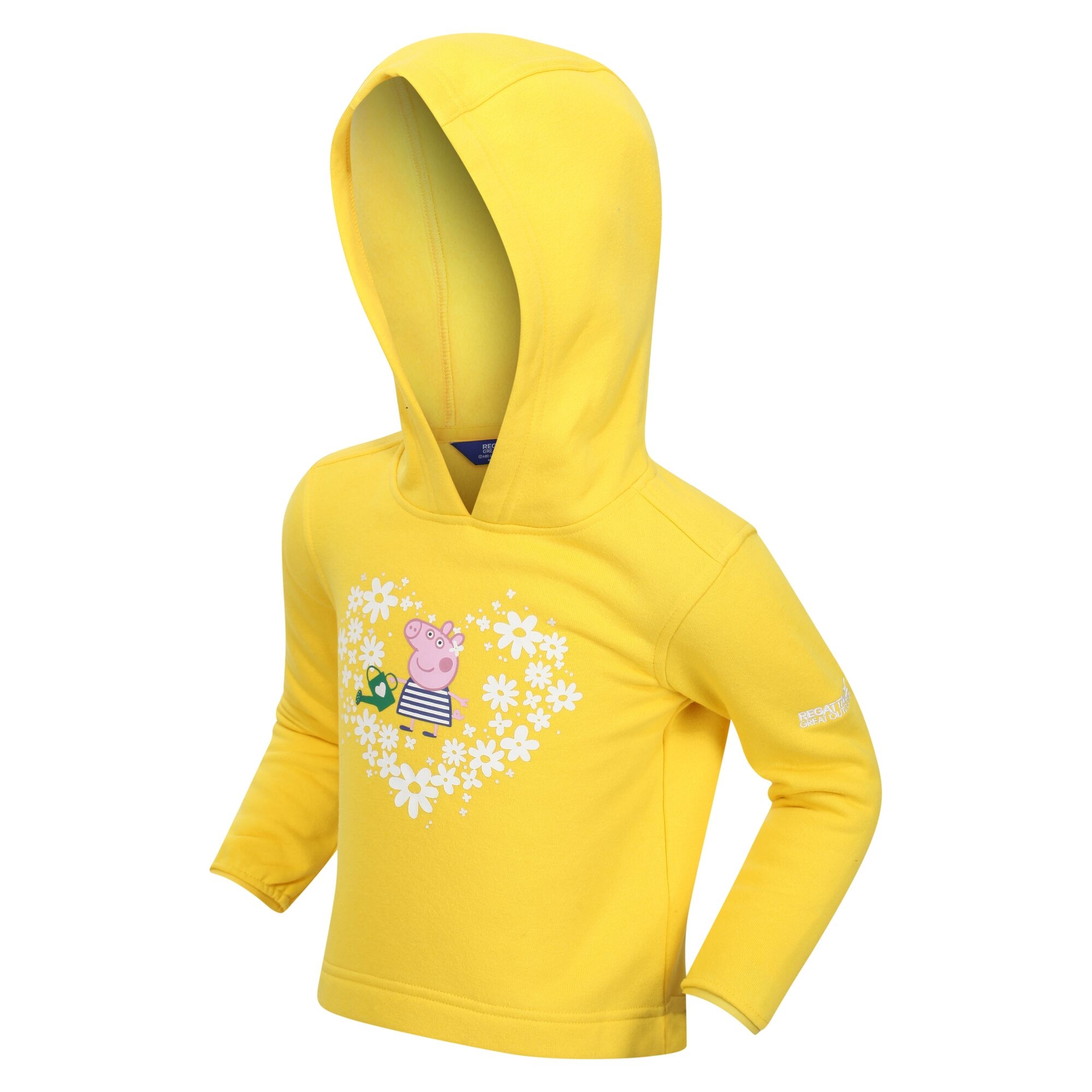 Regatta Dziecięca bluza z kapturem Peppa Żółty