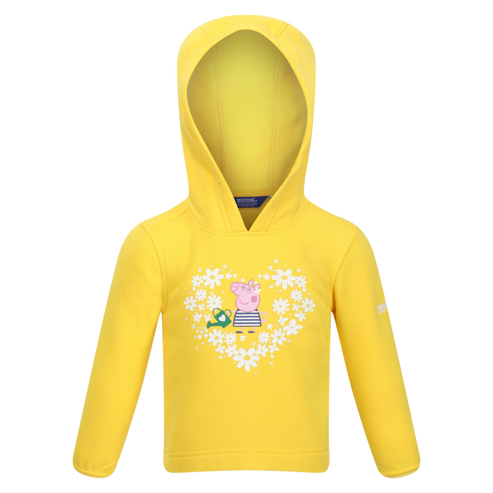 Regatta Dziecięca Bluza z Kapturem Peppa Żółty
