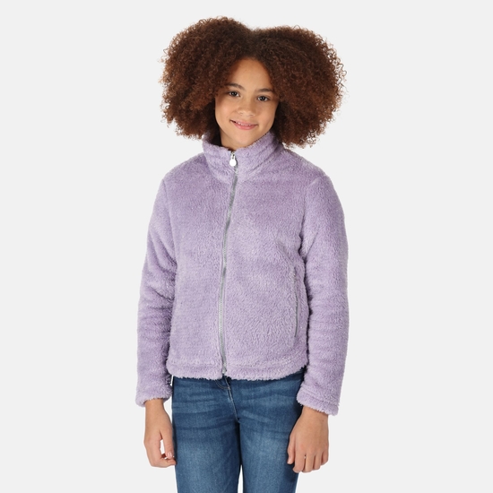 Kids' Kallye Full Zip Fleece Heirloom Lilac Glitter