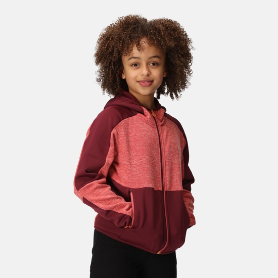 Kids' Dissolver VII Full Zip Fleece Mineral Red Burngudy