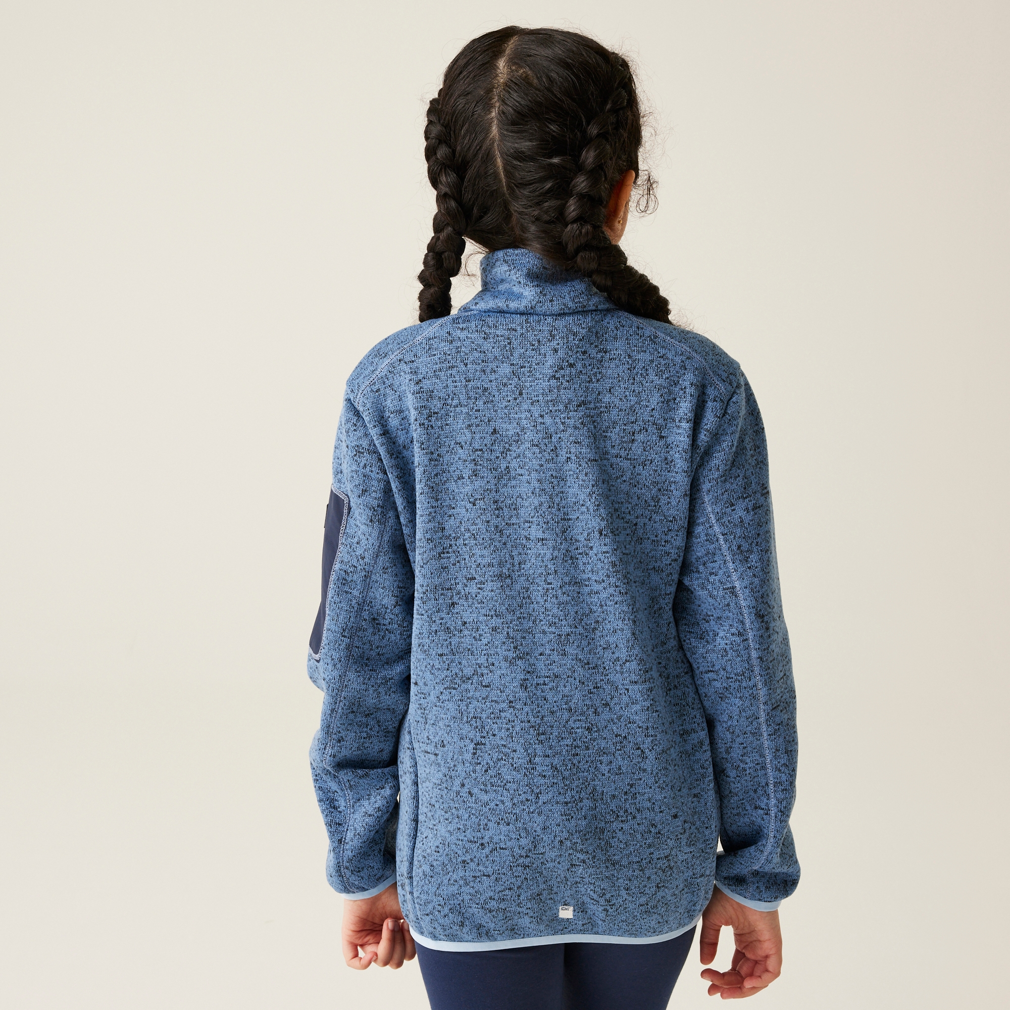 Regatta Dziecięcy polar z suwakiem Newhill Niebieski