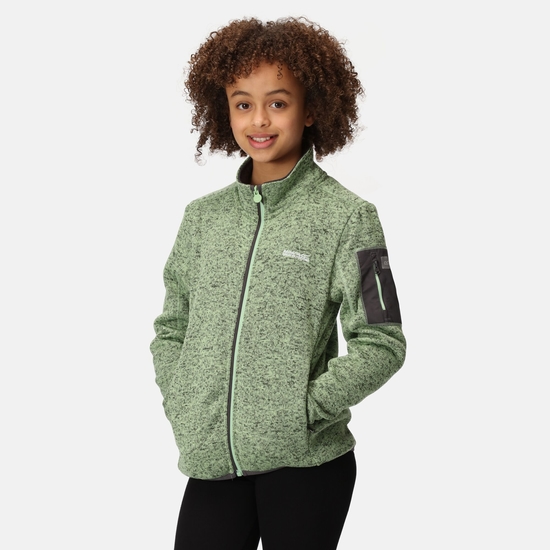 Kids' Newhill Fleece Quiet Green Seal Grey