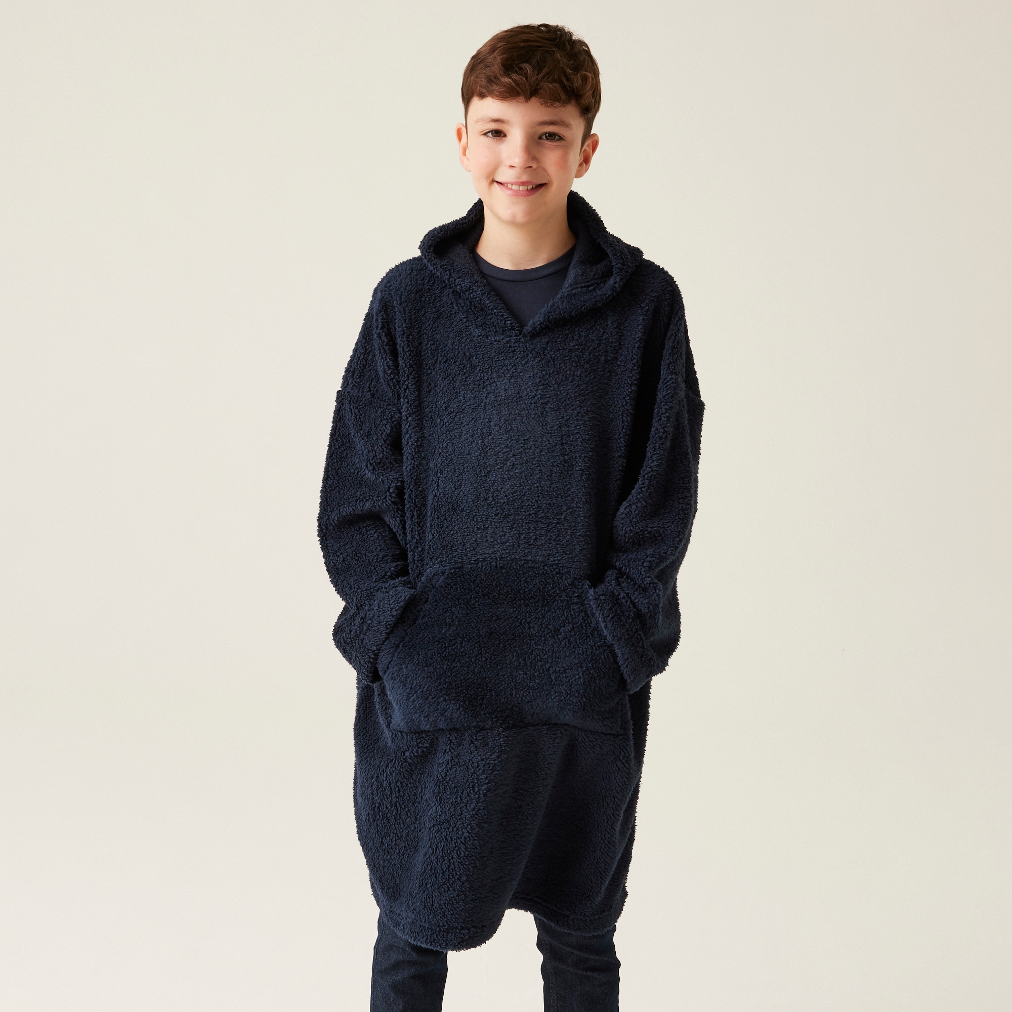 Regatta Kids’ Cosy Poncho - Blue Size 3-5 Years