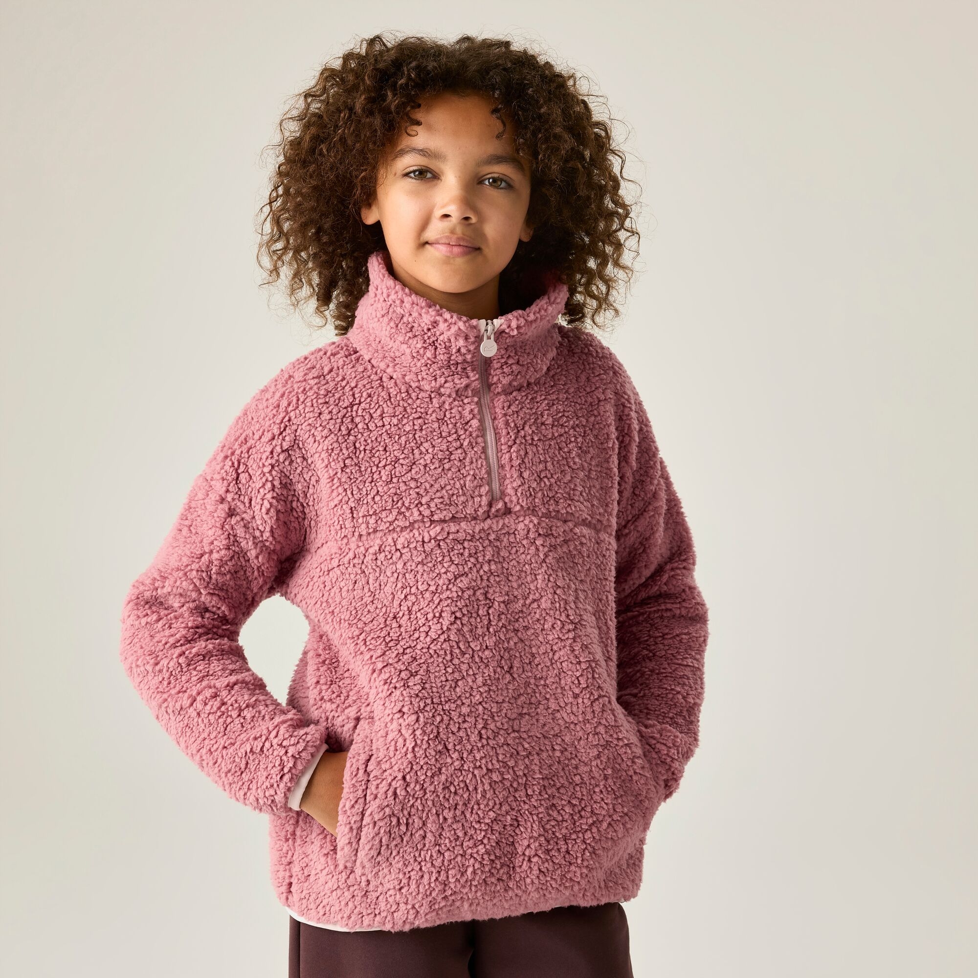 Regatta Kids’ Kaliza Fleece Size: 7-8 Years Unisex Kids Pink