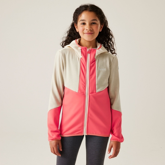 Dissolver X Kinderfleece mit durchgehendem Reißverschluss Beige