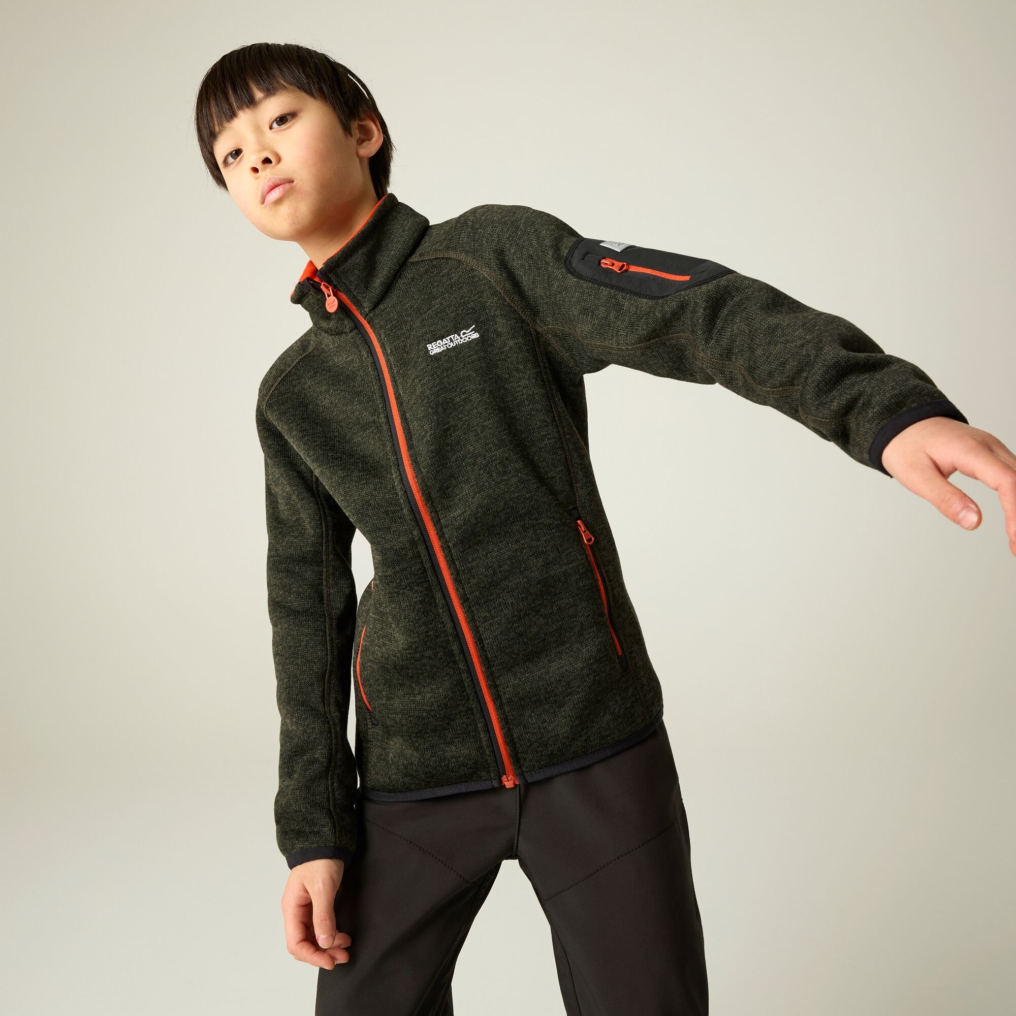 Regatta Vert Kinder Fleece Newhill - Bild 2
