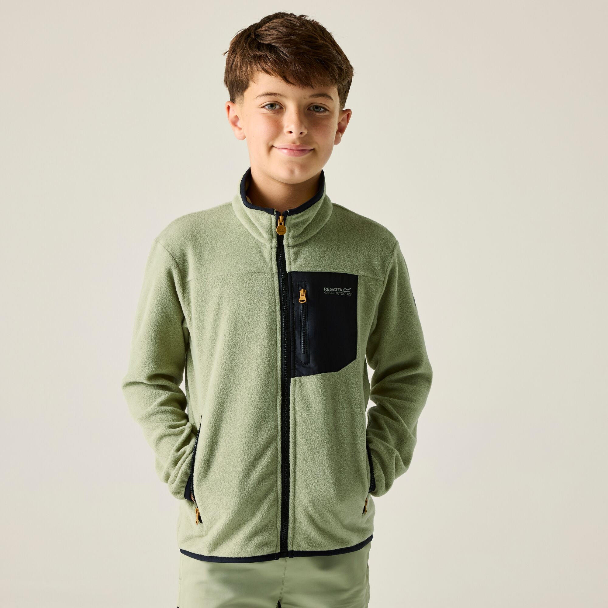 Regatta Kids Frankie School Fleece - Green Size 15-16 Years