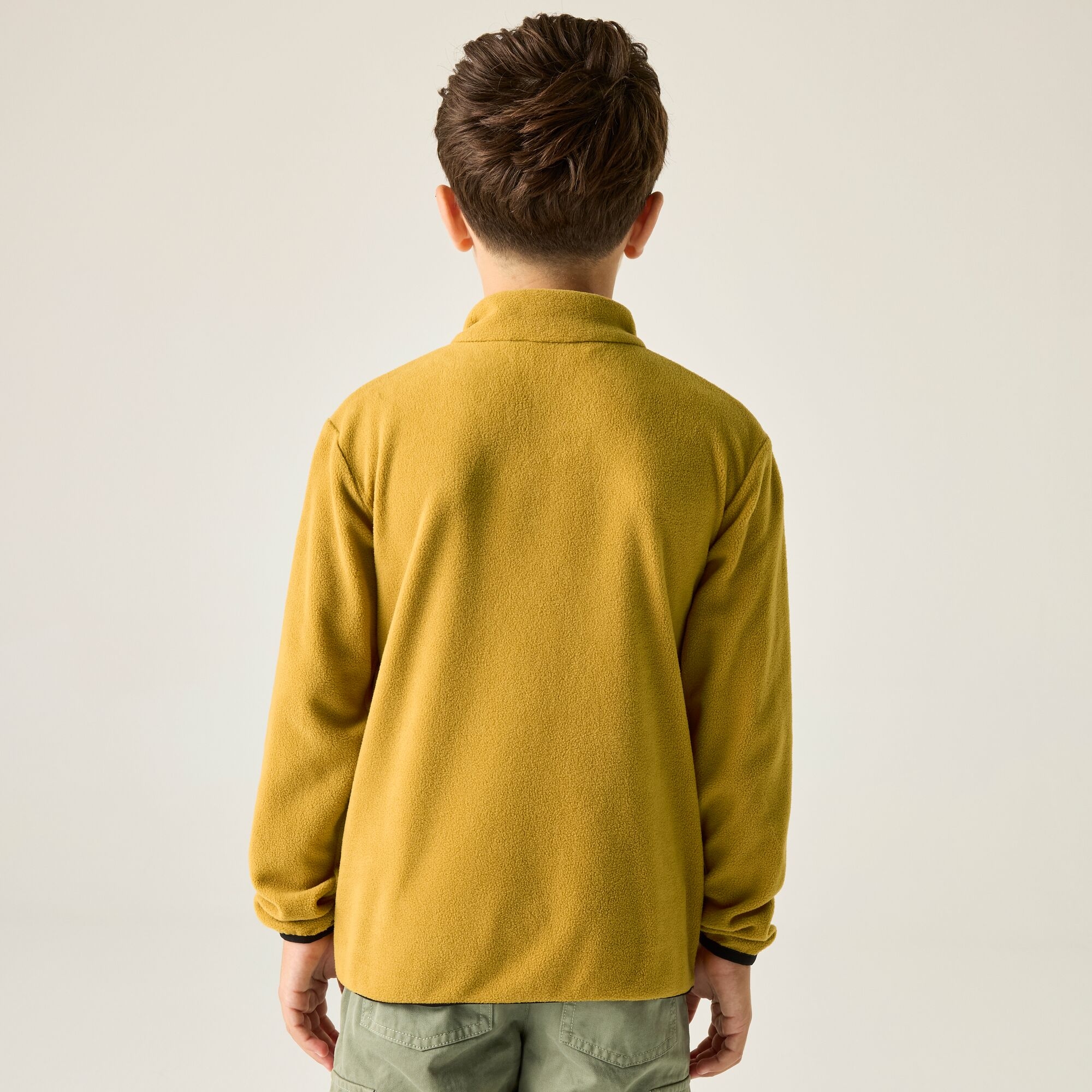 Regatta Polar dziecięcy z suwakiem 1/2 Junior Frankie Brązowy