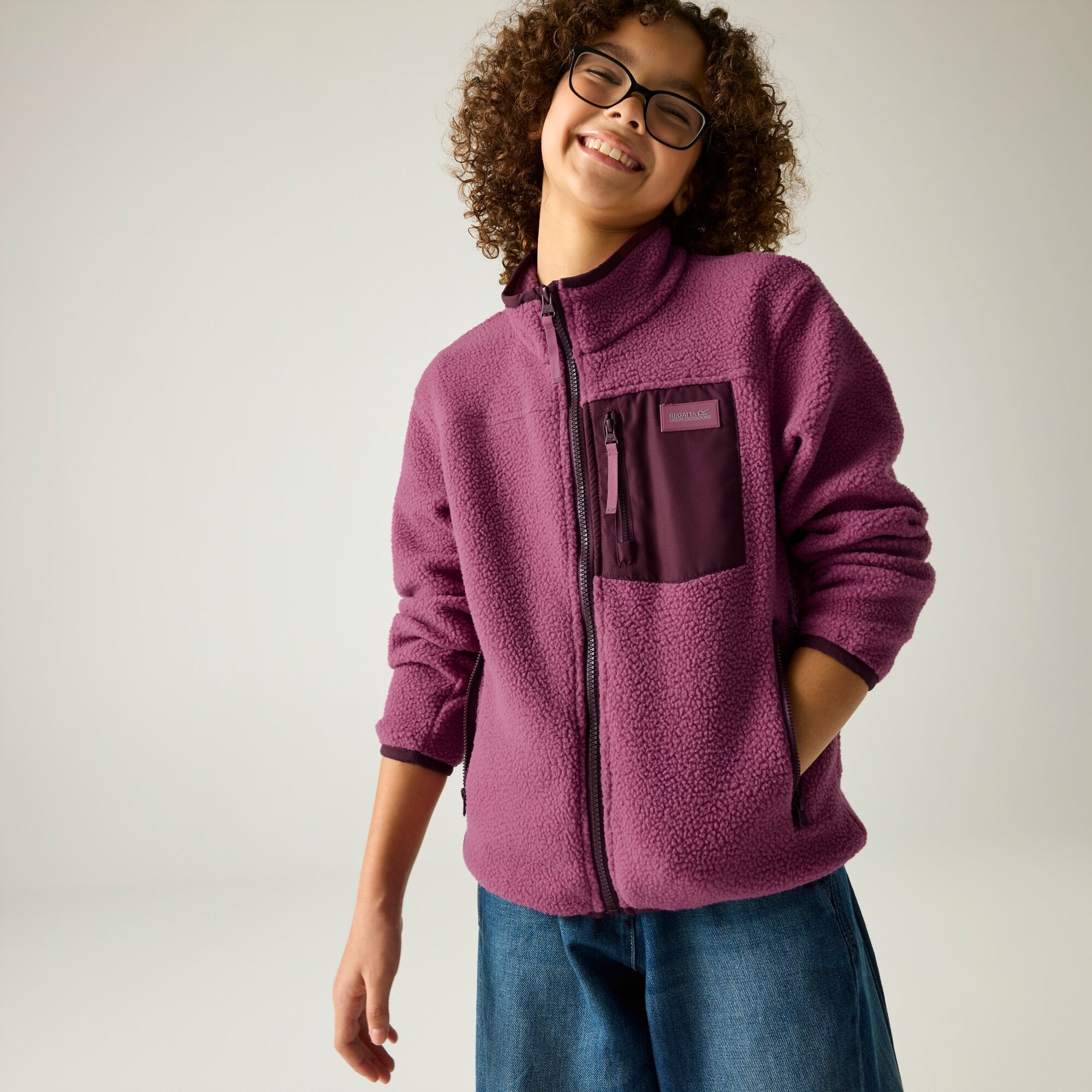 Regatta Kids’ Frankie Warm School Fleece - Pink Size 13 Years