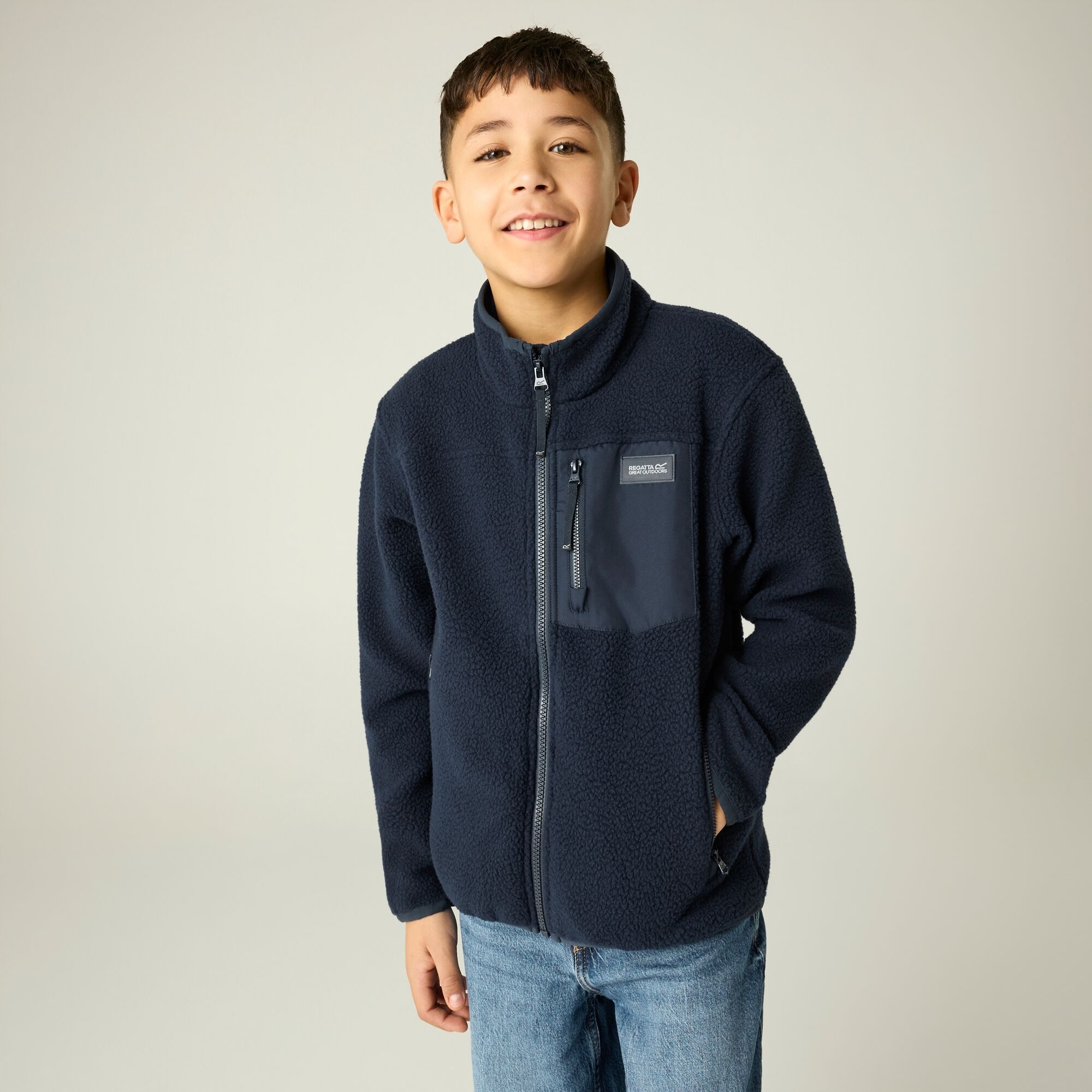 Regatta Kids’ Frankie Warm Fleece Size: 9-10 Years Unisex Kids Blue