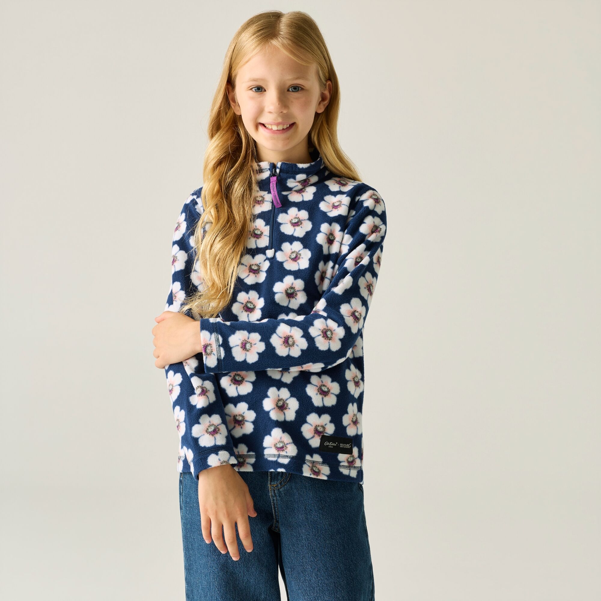 Regatta Cath Kidston Kids School Fleece - Blue Size 2 Years