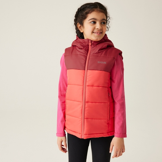 Kids' Lofthouse II Heavyweight Gilet Mineral Red Red Sky