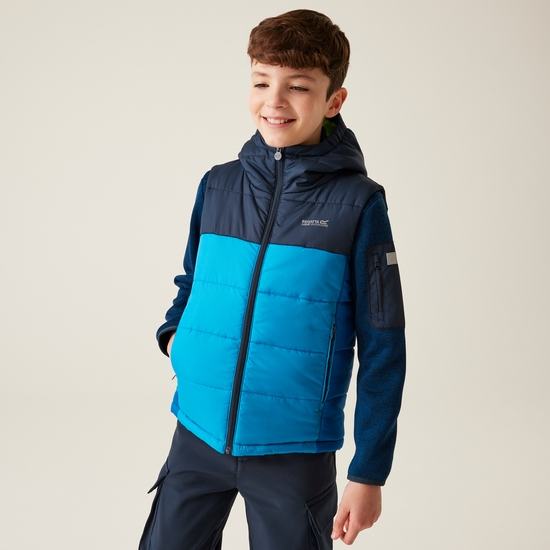 Kids' Lofthouse II Heavyweight Gilet Navy Hydro Blue