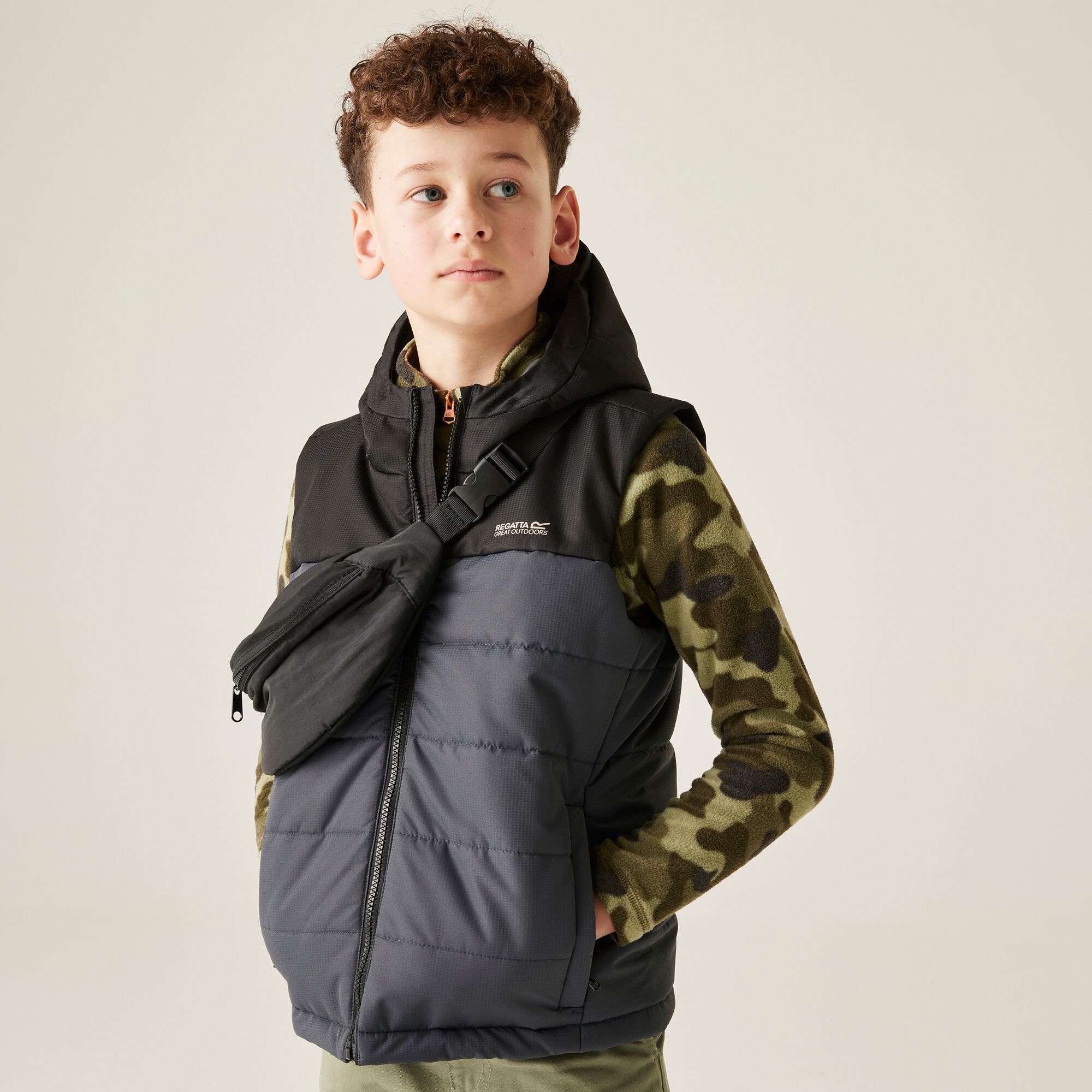 Regatta Kids’ Lofthouse Gilet Size: 5-6 Years Unisex Kids Black