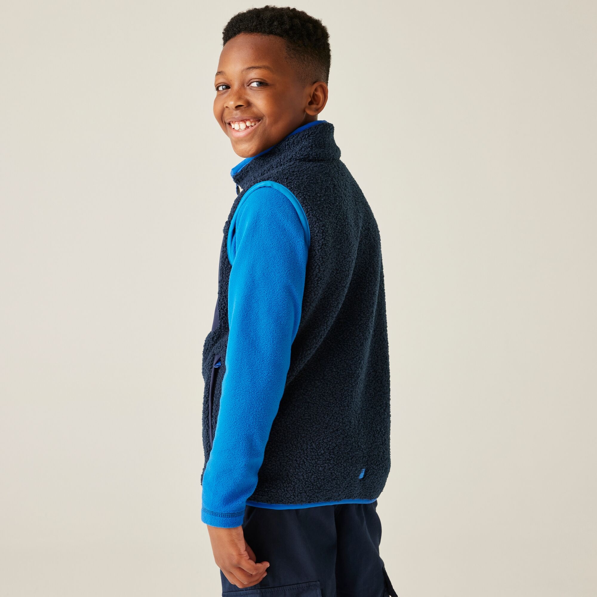 Regatta Kamizelka dziecięca polarowa Junior Frankie Niebieski