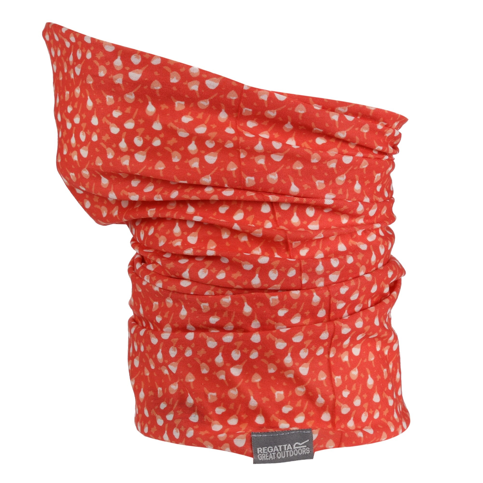 Regatta Kids’ Printed Multitube Scarf Mask Unisex Kids Orange