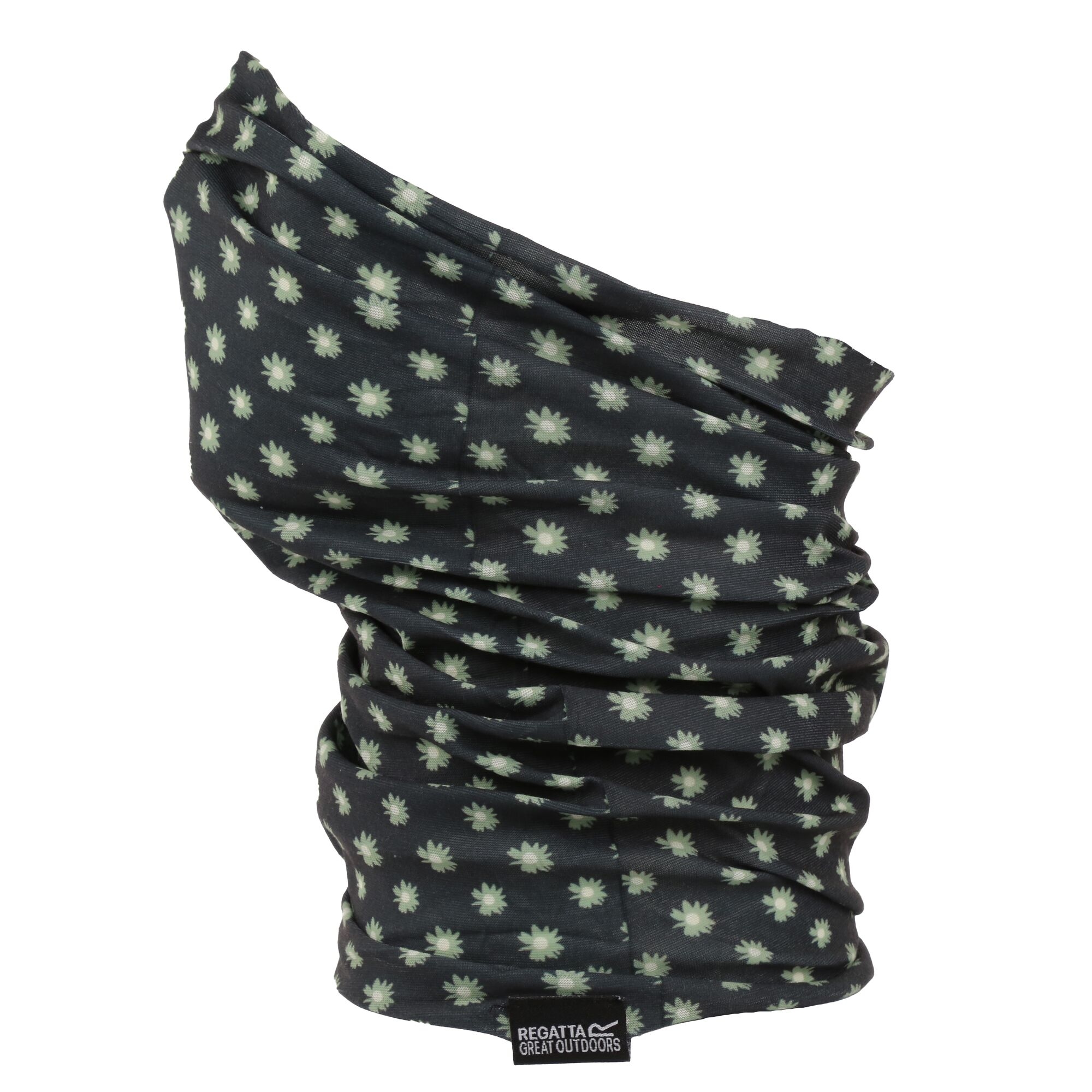 Regatta Kids’ Printed Multitube Scarf Mask Unisex Kids Green