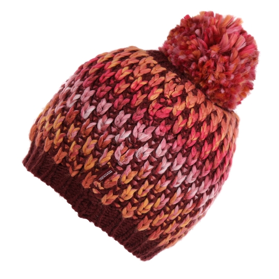 Kids' Bitsie V Hat Burgundy