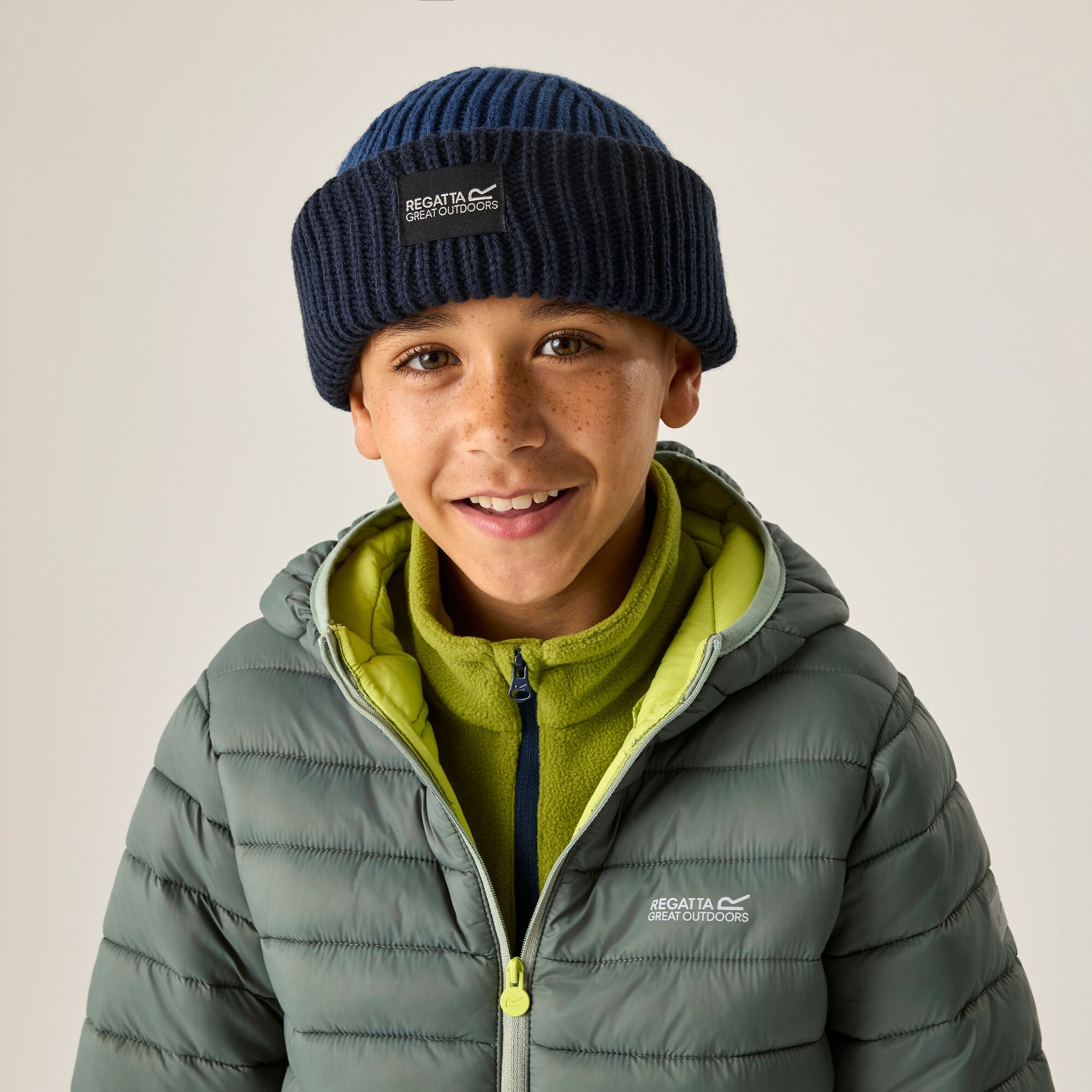 Regatta Kids’ Connora Fisherman Beanie Blue
