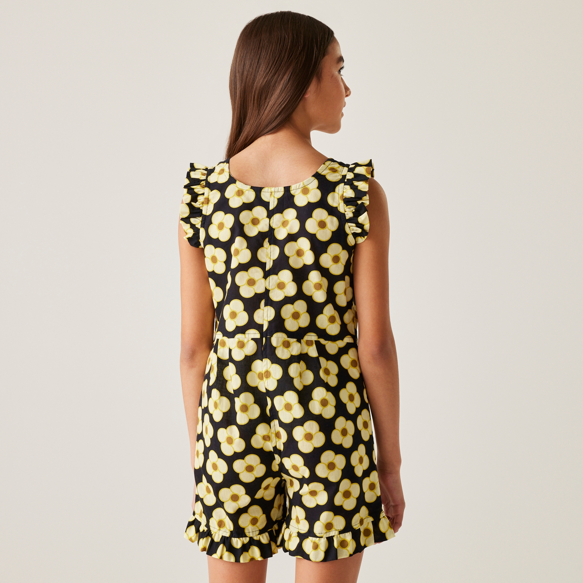Regatta Orla Kiely Dziewczęcy kostium Playsuit Czarny
