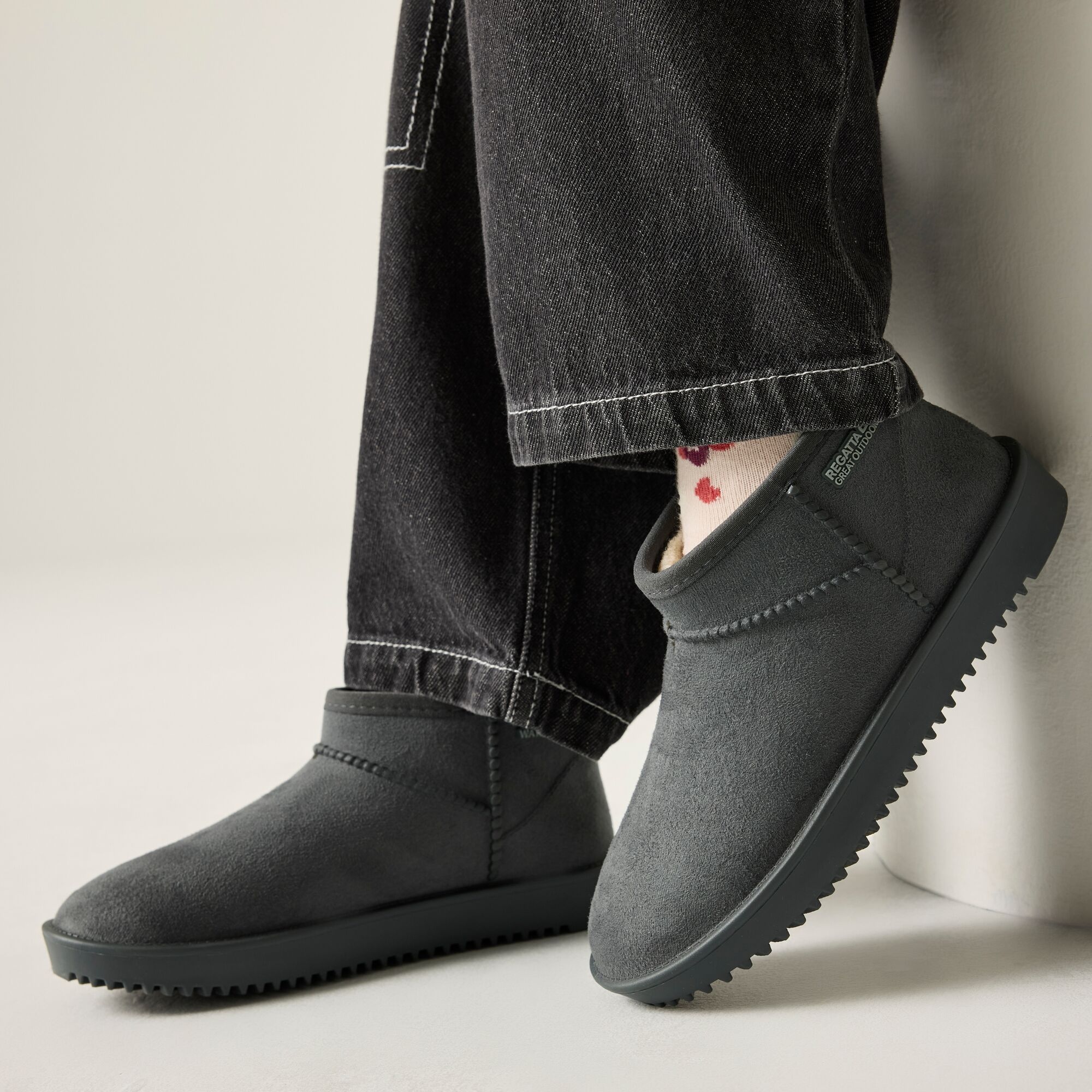 Regatta   Śniegowce dziecięce niskie Risley Zielony