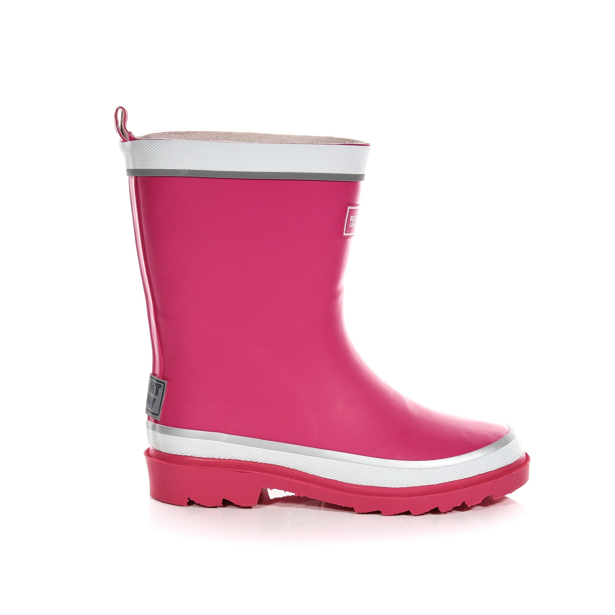 Regatta Kids’ Foxfire Reflective Wellies - Pink UK Infant Size 13