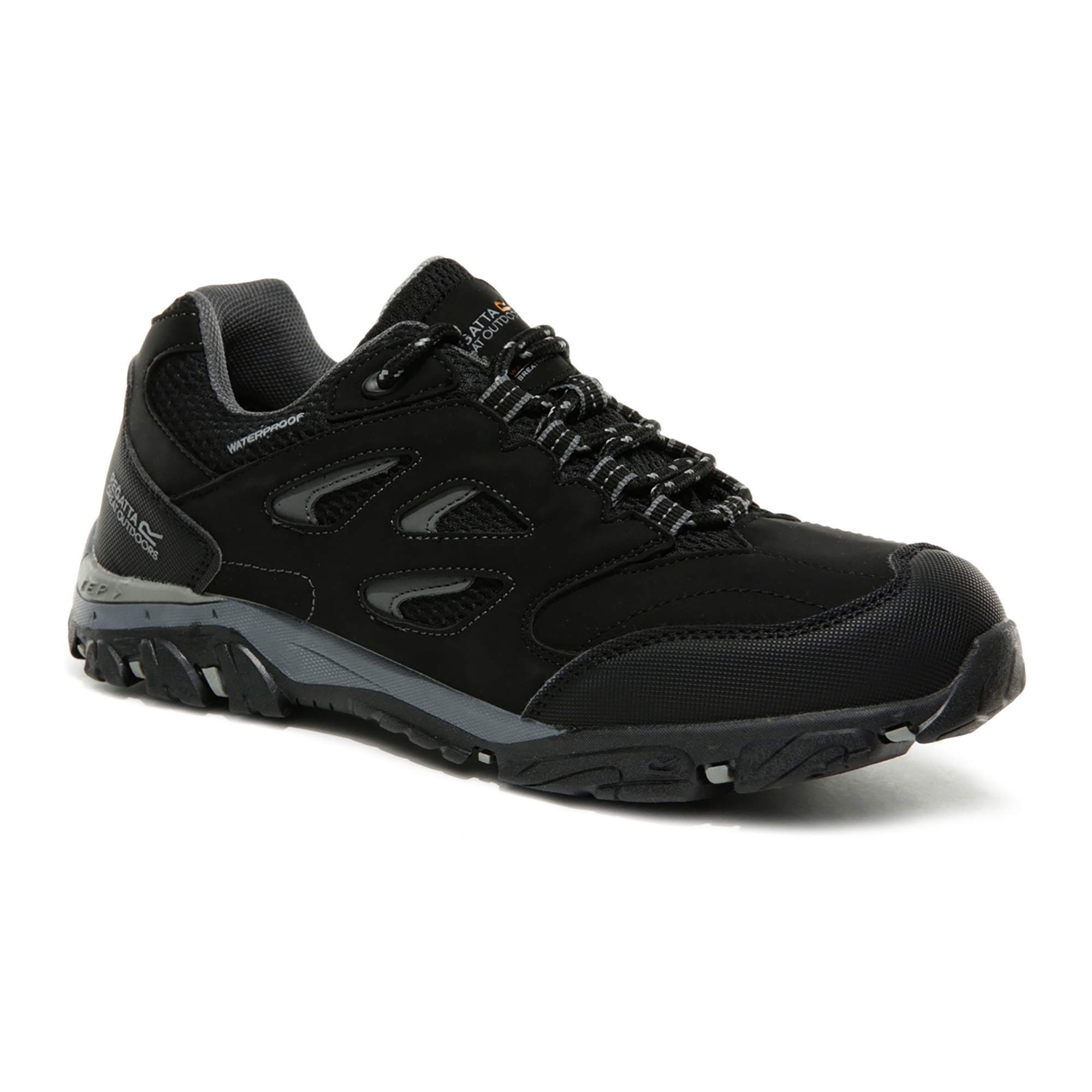 Regatta Dziecięce Buty Trekkingowe Holcombe Low Czarny