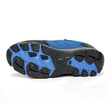 Kids' Holcombe Low Walking Shoes Petrol Blue Silver Flash