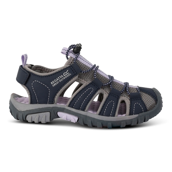 Kids' Westshore Lightweight Walking Sandals Navy Lilac Frost