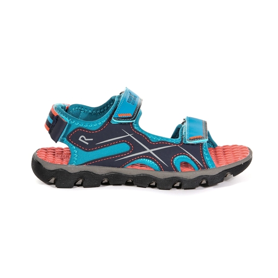 Kids' Kota Drift Lightweight Walking Sandals Enamel Fiery Coral 