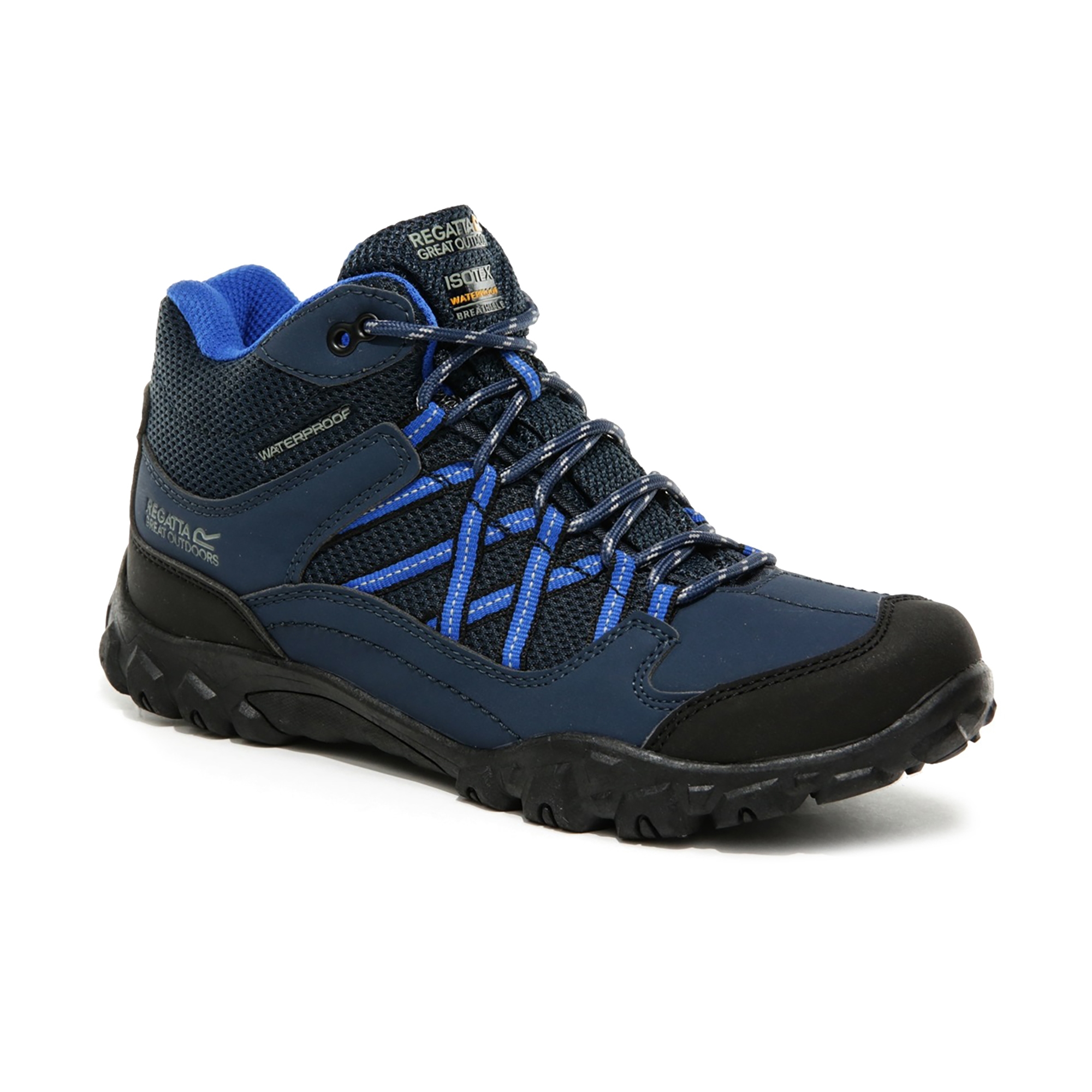 Regatta Dziecięce Buty Trekkingowe Edgepoint Mid Ciemnoniebieski