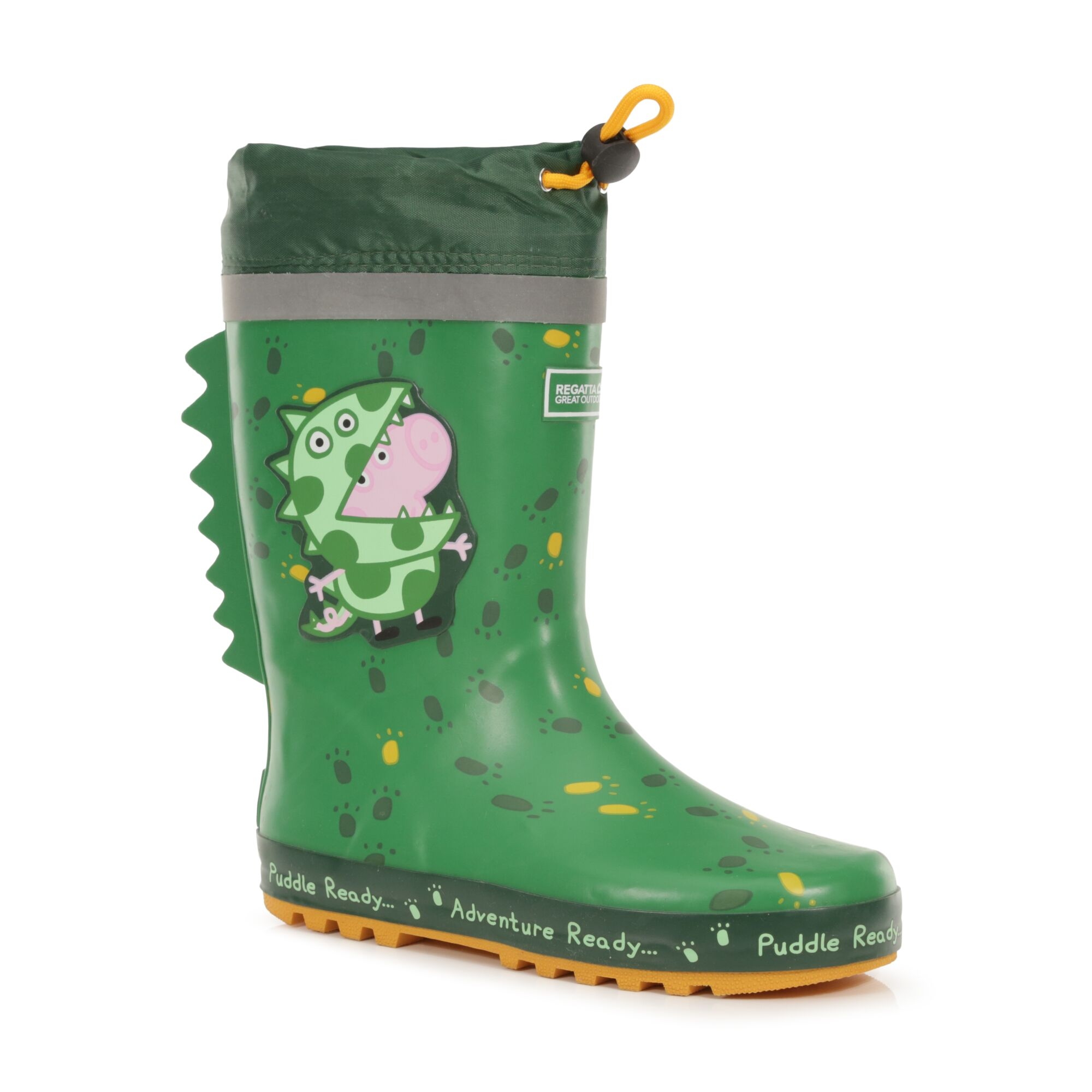 Regatta Dziecięce Kalosze Peppa Puddle Zielony