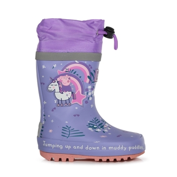 Bottes de pluie Junior avec design Peppa Pig Violet