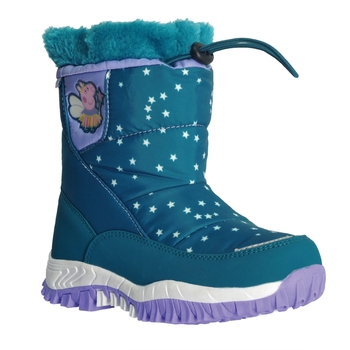 Peppa Pig Waterproof Cosy Winter Boots Gulfstream Lilac Bloom