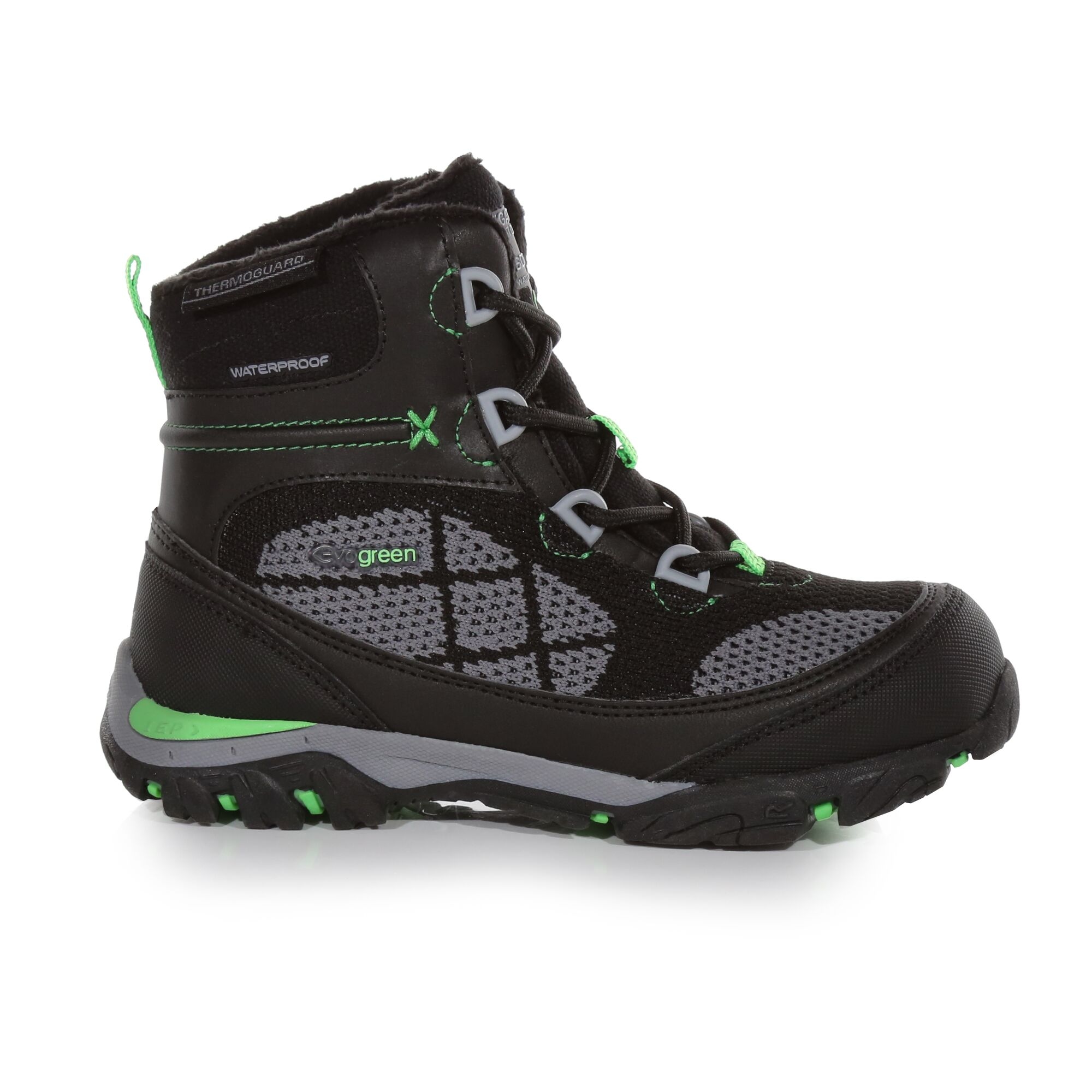 Regatta Dziecięce buty trekkingowe Hawthorn Evo Czarny
