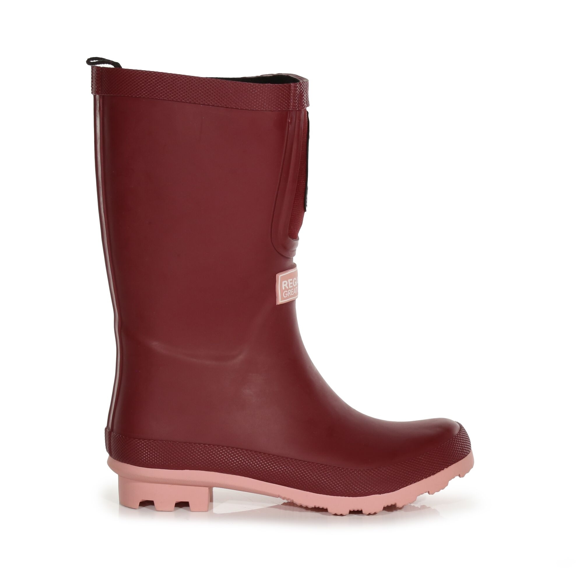 Regatta Kids’ Fairweather Shine Brite Light Wellies - Pink UK Kids Size 2 - Image 1