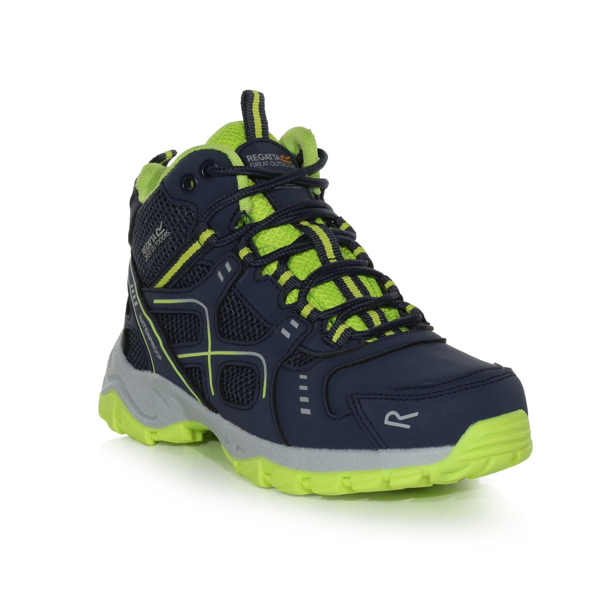 Regatta Regatta Buty dziecięce trekkingowe z membraną Vendeavour ES Niebieski