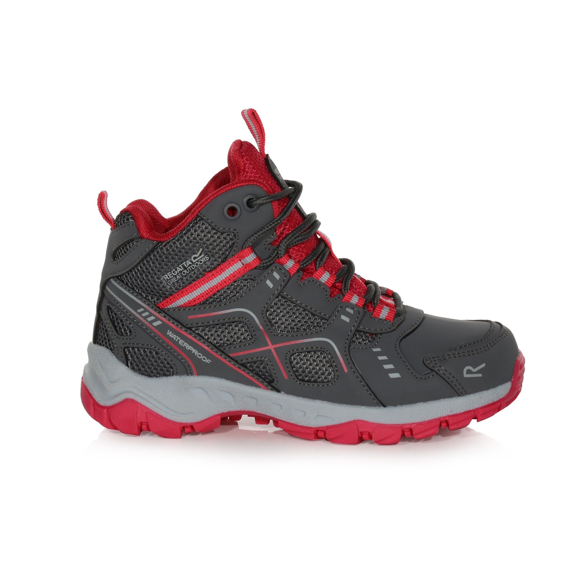 Regatta Kids’ Vendeavour Walking Boots - Grey UK Kids Size 2.5