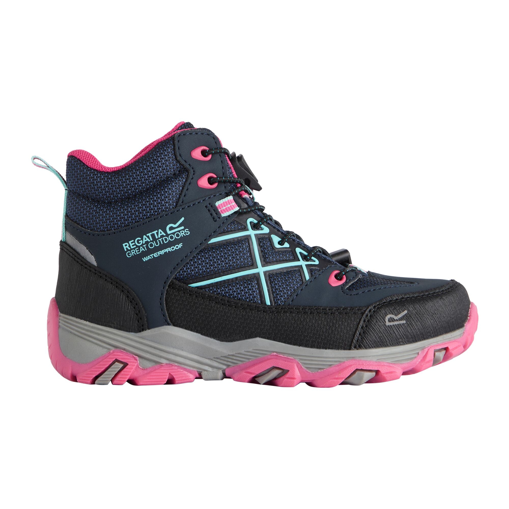 Regatta Buty dziecięce trekkingowe z membraną Samaris III Niebieski