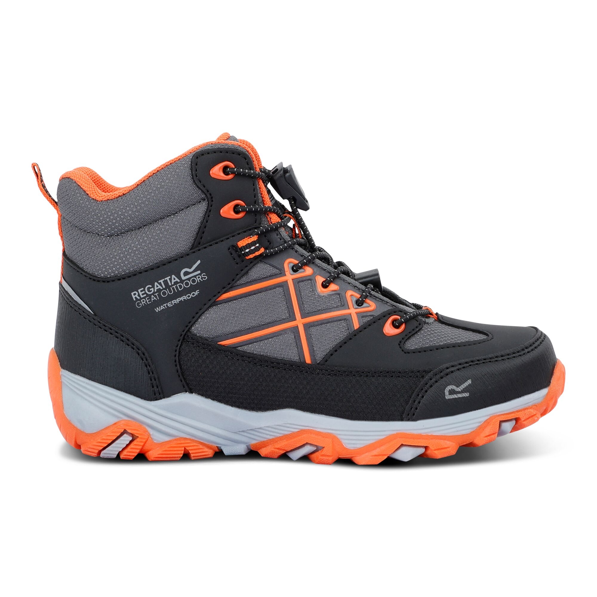 Regatta Buty dziecięce trekkingowe z membraną Samaris III Czarny