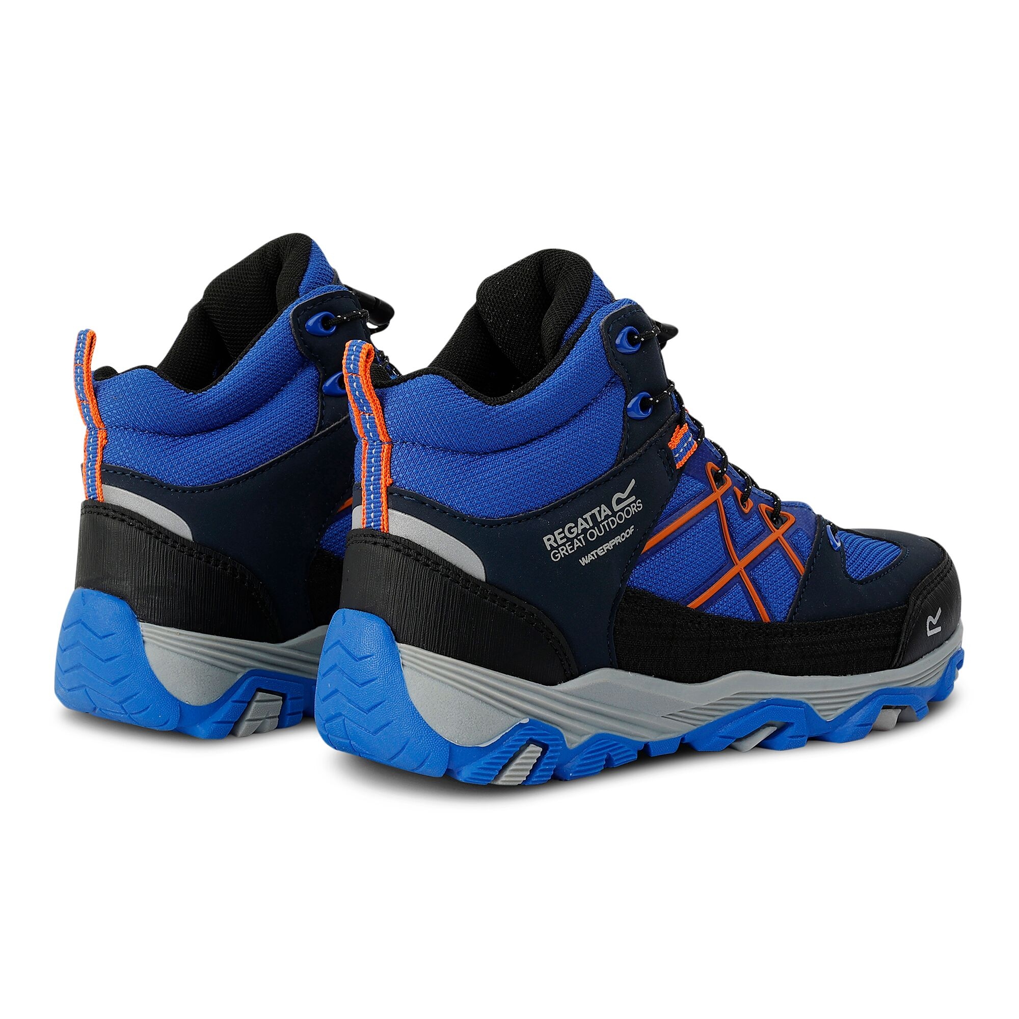 Regatta   Buty dziecięce trekkingowe z membraną Samaris III Niebieski
