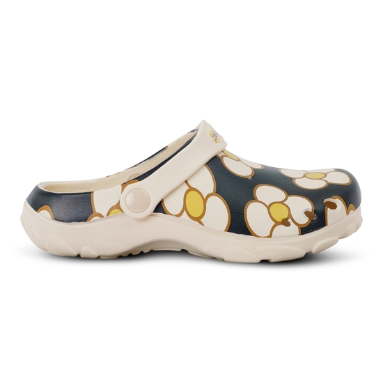 Kids' Orla Kiely Clog Spinning Flower Black